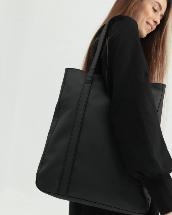 "OFFICE BAG" SKÓRA EKOLOGICZNA, CZARNA