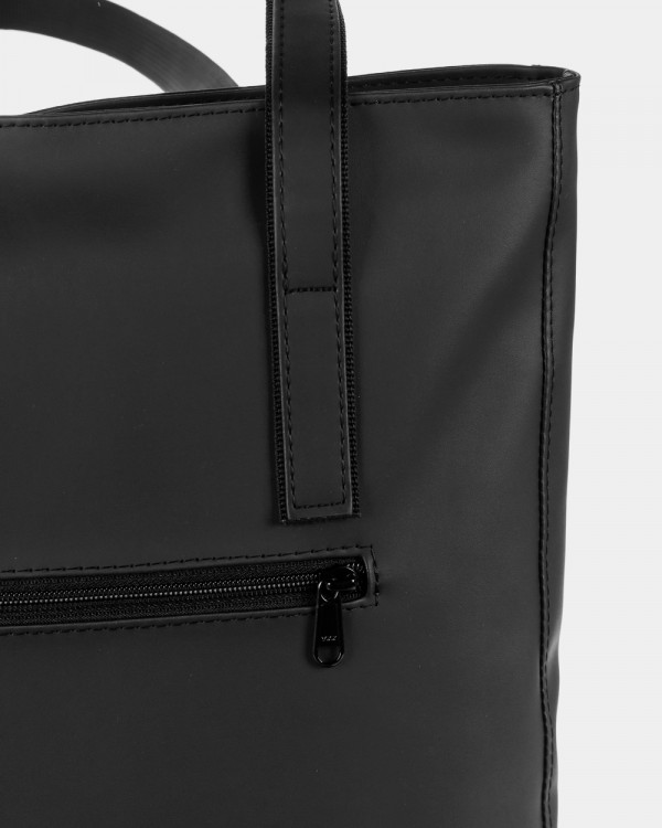 "OFFICE BAG" SKÓRA EKOLOGICZNA, CZARNA
