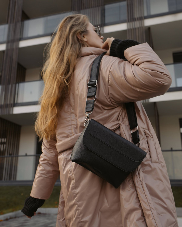"FLORIDA" ECO LEATHER, BLACK