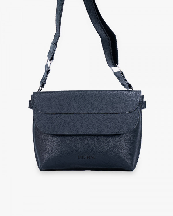 "FLORIDA" ECO LEATHER, BLACK
