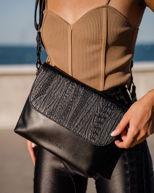 "FLORIDA" ECO-LEATHER, CROCO