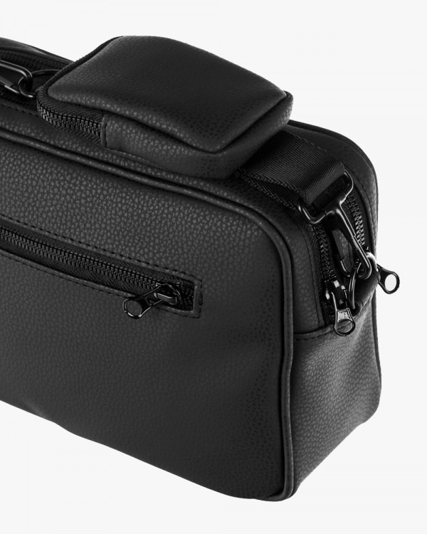 "CROSSBODY BAG" ECO-LEATHER,BLACK