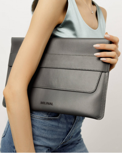 "LAPTOP CASE" GREY