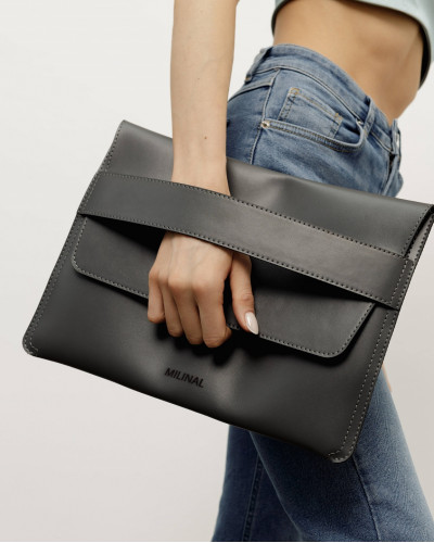 "LAPTOP CASE" GREY