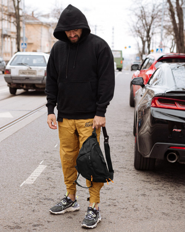 "TECH BAG" POLIESTER, CZARNY