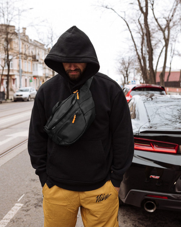 "TECH BAG" POLIESTER, CZARNY