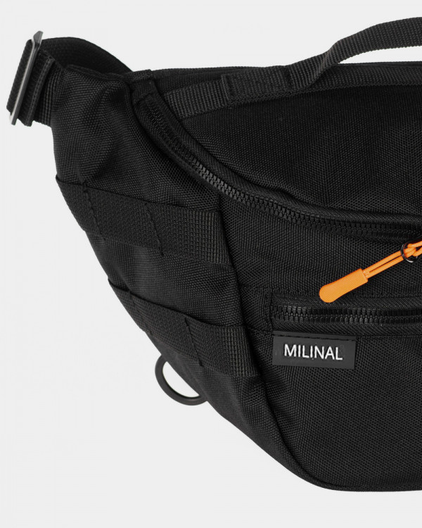 "TECH BAG" POLIESTER, CZARNY