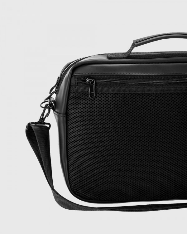 "DAILY BAG" SKÓRA EKO, CZARNA