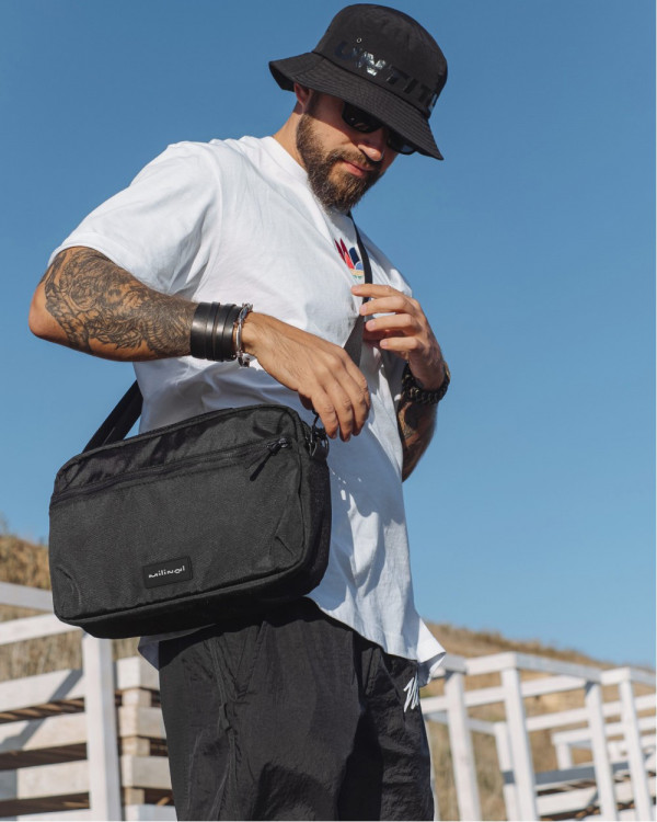 "DAILY BAG" POLIESTER,CZARNA