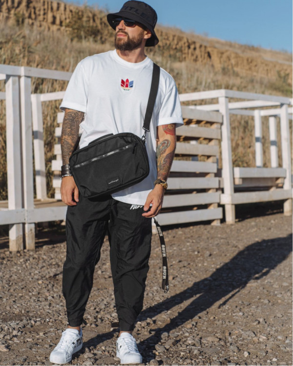 "DAILY BAG" POLIESTER,CZARNA