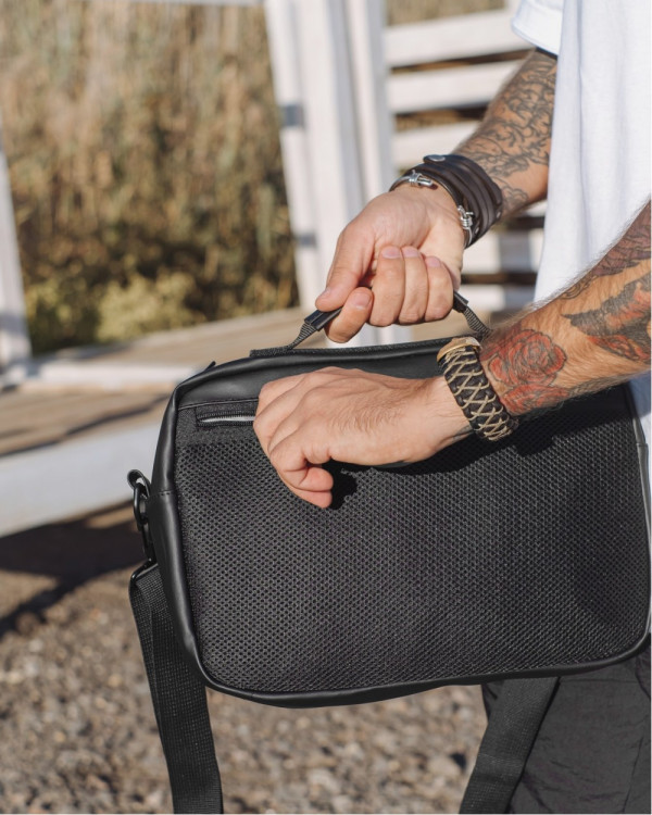 "DAILY BAG" POLIESTER,CZARNA