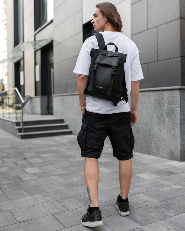 "SHUTTLE ROLL MINI" POLIESTER ,CZARNY