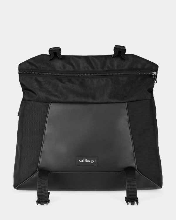 "SHUTTLE MESSENGER ROLL" POLIESTER,CZARNA