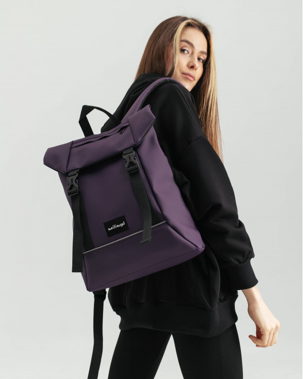 "SHUTTLE ROLL MINI" MATOWY FIOLET