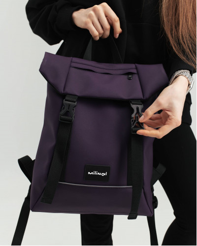 "SHUTTLE ROLL MINI" MATOWY FIOLET