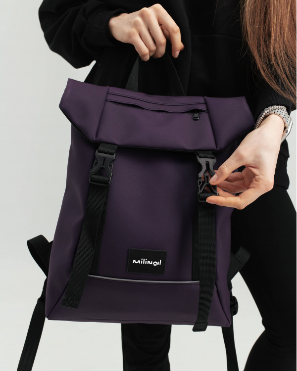 "SHUTTLE ROLL MINI" MATOWY FIOLET
