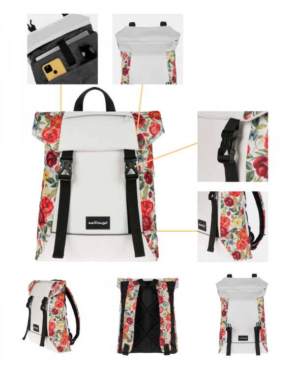 "SHUTTLE ROLL MINI" PRINT FOLK LIGHT