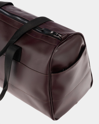 "BAREL BAG" ECO-LEATHER, BROWN