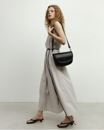 "COLO 02" ECO LEATHER, BLACK