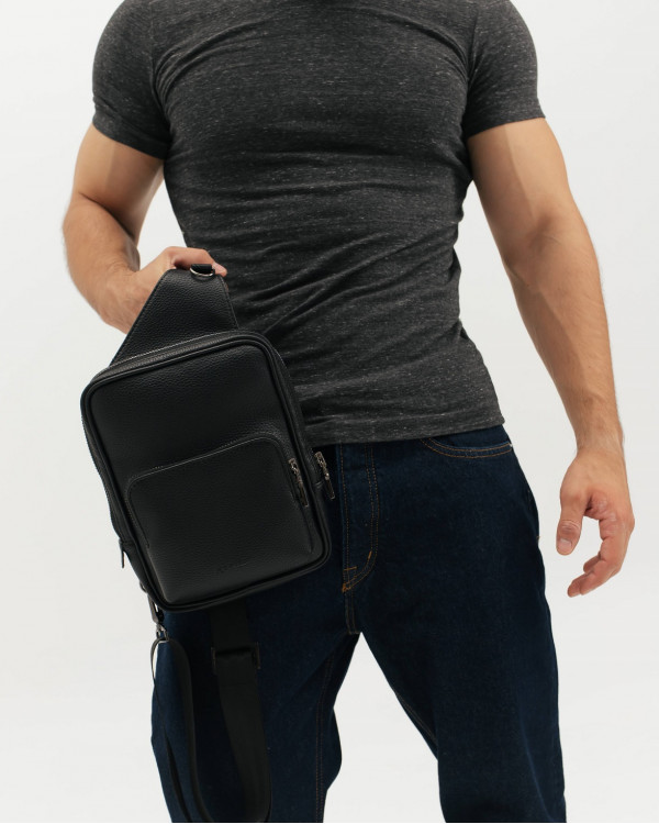 "MOBY" ECOLEATHER, BLACK