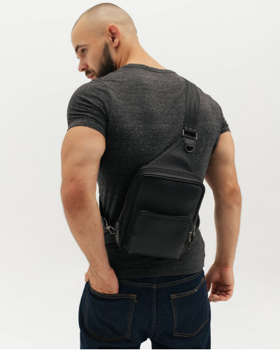 "MOBY" ECOLEATHER, BLACK