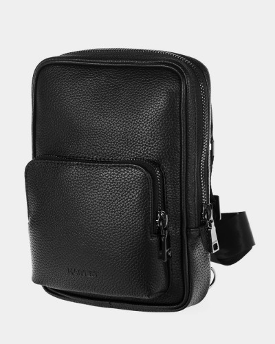 "MOBY" ECOLEATHER, BLACK