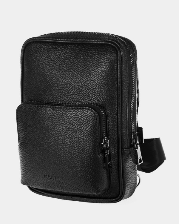"MOBY" ECOLEATHER, BLACK
