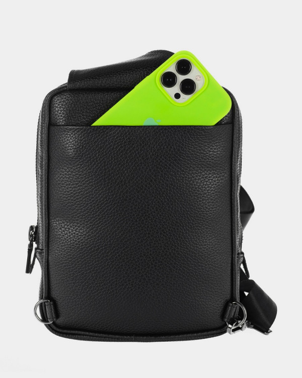 "MOBY" ECOLEATHER, BLACK
