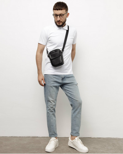 MESSENGER "KLARK" PERFORATED, BLACK