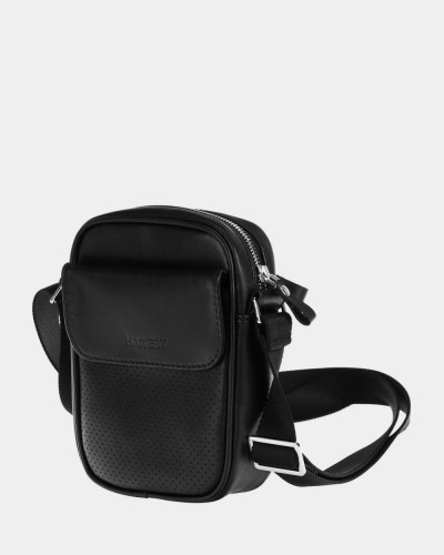 MESSENGER "KLARK" PERFORATED, BLACK
