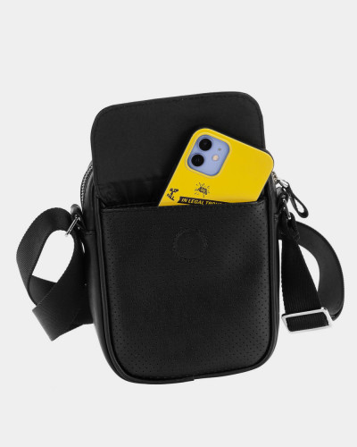 MESSENGER "KLARK" PERFORATED, BLACK