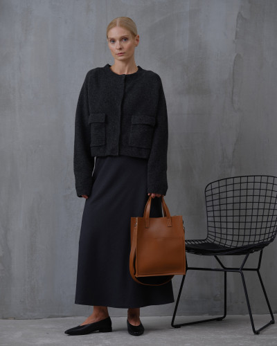 "BLAIR" ECO-LEATHER, CARAMEL