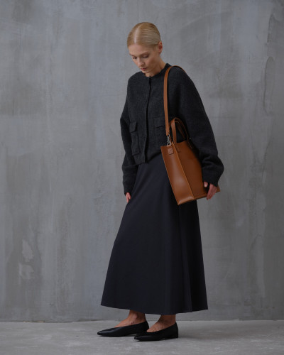 "BLAIR" ECO-LEATHER, CARAMEL