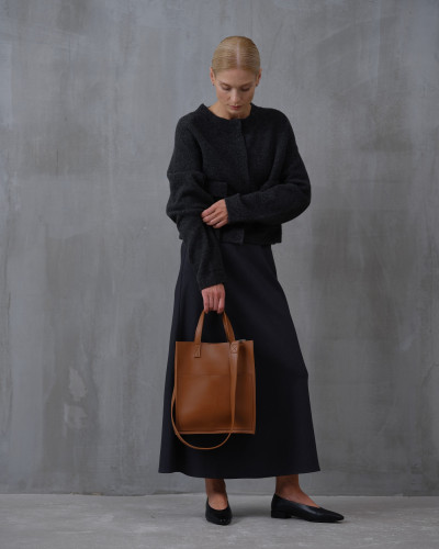 "BLAIR" ECO-LEATHER, CARAMEL