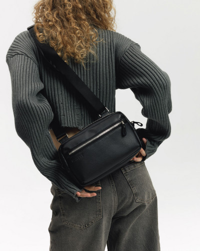 "ARIZONA" ECO-LEATHER, BLACK