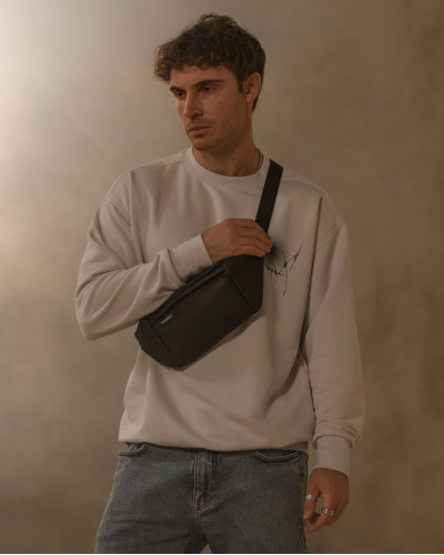 "SHUTTLE BAG" MATTE, BLACK