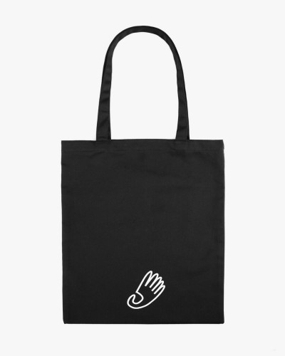 SHOPPER "COUNTRY BAG" BLACK, MINI PRINT