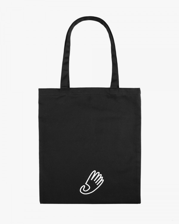 SHOPPER "COUNTRY BAG" BLACK, MINI PRINT