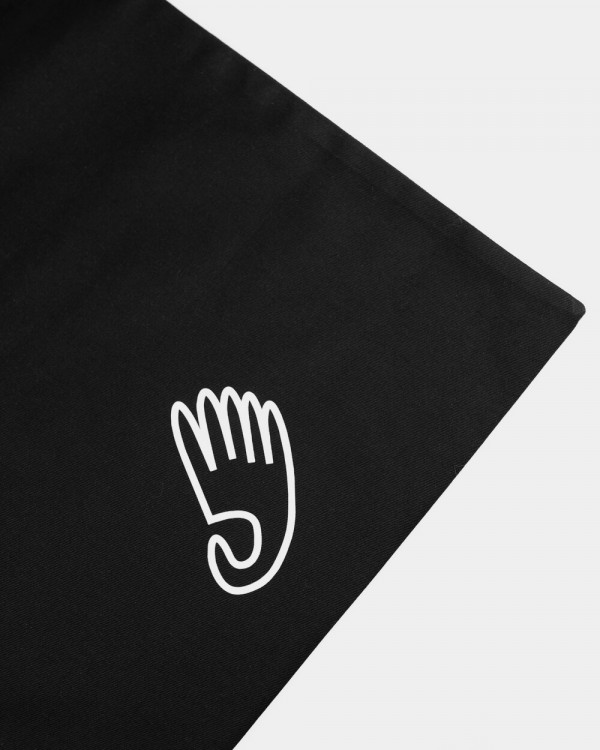 SHOPPER "COUNTRY BAG" BLACK, MINI PRINT