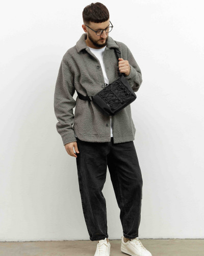 TORBA „BILLIE MINI” NYLON, CZARNA