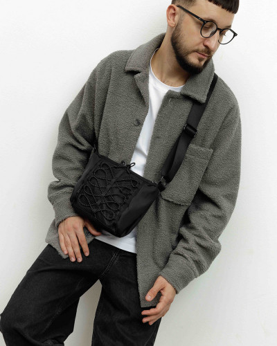TORBA „BILLIE MINI” NYLON, CZARNA