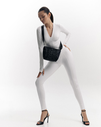 TORBA „BILLIE MINI” NYLON, CZARNA