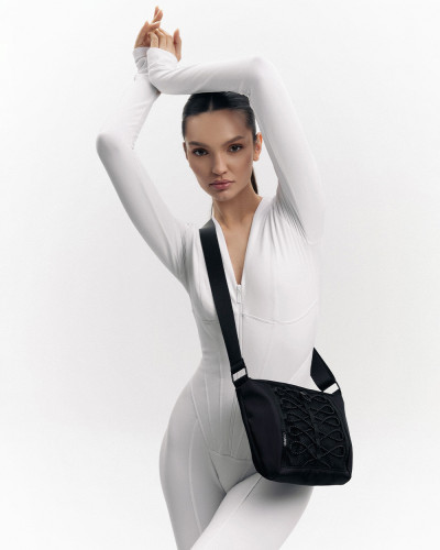 TORBA „BILLIE MINI” NYLON, CZARNA