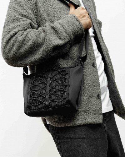 TORBA „BILLIE MINI” NYLON, CZARNA