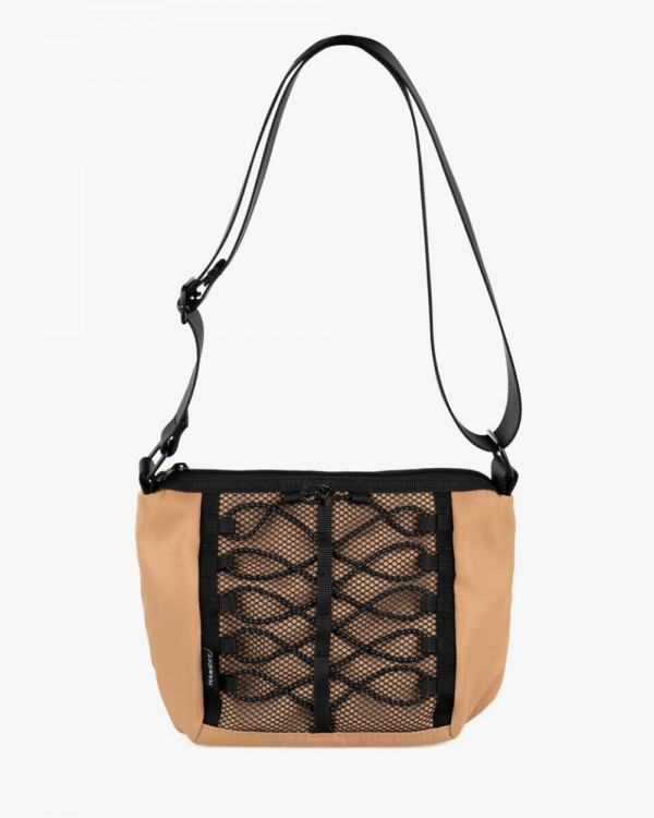 TOREBKA "BILLIE MINI" NYLONOWA, BEŻOWA