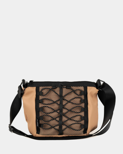 TOREBKA "BILLIE MINI" NYLONOWA, BEŻOWA