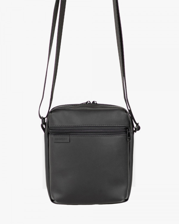 MESSENGER „DOPP 01” ÖKOLEDER, SCHWARZ