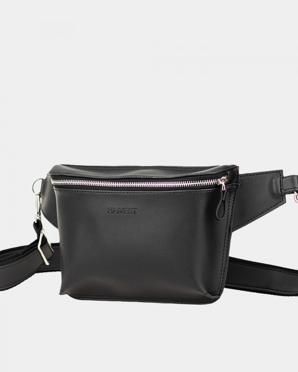 “VINTAGE BAG” ECO LEATHER, BLACK