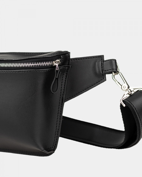“VINTAGE BAG” ECO LEATHER, BLACK