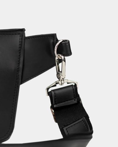 “VINTAGE BAG” ECO LEATHER, BLACK